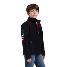 ARIAT Ariat Youth's Mex Black New Team Softshell Brand Jacket ARIAT Ariat Youth's Mex Black New Team Softshell Brand Jacket