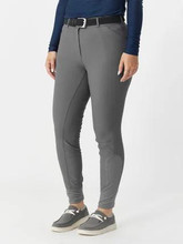 ROYAL HIGHNESS Royal Highness Women's Grey Meryl Knee Patch Full Seat Breech 