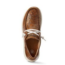 Ariat Women's Brown Floral Embossed Hilo Shoe