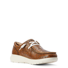 ARIAT Ariat Women's Brown Floral Emboss Hilo Casual Shoe 