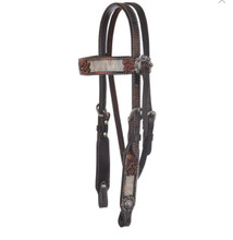 CIRCLE Y OF YOAKUM Circle Y Pony Hairon Cow Hair Browband Headstall CIRCLE Y OF YOAKUM Circle Y Pony Hairon Cow Hair Browband Headstall