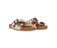 MYRA BAGS Myra Women's Brown & White Restful Sandals 