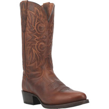 DAN POST Dan Post Men's Rust Cottonwood R Toe Western Cowboy Leather Boot DAN POST Dan Post Men's Rust Cottonwood R Toe Western Cowboy Leather Boot