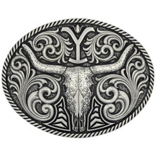 MONTANA SILVERSMITH Montana Silversmiths Strength Of Yellowstone Steer Skull Belt Buckle MONTANA SILVERSMITH Montana Silversmiths Strength Of Yellowstone Steer Skull Belt Buckle
