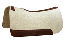 5 STAR EQUINE 5 Star Equine The Performer Saddle Pad 1" Natural Wool  