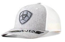 M & F M&F Ariat Boys Grey Mesh Back Patch Logo Cap 