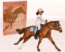 BREYER Cheryl White Rider, Horse, and Book Set BREYER Cheryl White Rider, Horse, and Book Set