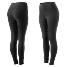 HORZE Alva Womens Define Full Grip Tights Black 