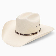STETSON/RESISTOL/CHARLIE 1 HORSE Resistol Men's Natural Straw 10X George Strait Hazer Cowboy Hat 