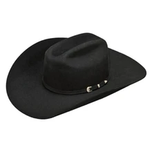 Men's Ariat 2X Black Wool Cowboy Hat | Jackson's Western
