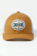 CINCH Cinch Men's Brown Mesh Back Snapback Patch Cap 