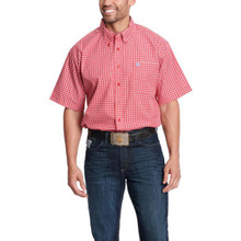 CINCH Cinch Men's Red And White Geo Print Western Shirt 