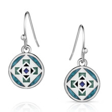 MONTANA SILVERSMITH Montana Silversmiths Women's Turquoise Subtle Charm Earrings 