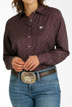 CINCH Cinch Women's Purple ArenaFlex Button Down Shirt CINCH Cinch Women's Purple ArenaFlex Button Down Shirt