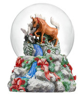 REEVES INTERNATIONAL INC. Reeves International Inc. Breyer Winter Woodland 2024 Holiday Musical Snow Globe 