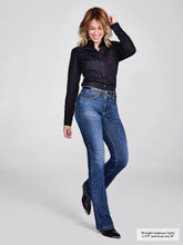 WRANGLER Wrangler Women's Lacey Bespoke High Rise Bootcut Jean 