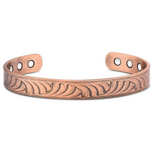 MONTANA SILVERSMITH Montana Silversmiths Men's Copper Fearless Destiny Cuff Bracelet 