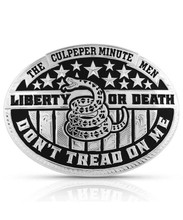 MONTANA SILVERSMITH Montana Silversmiths Men's Silver Don't Tread On Me Buckle 