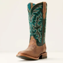 Ariat Women's Gold Coast/Lush Forest Futurity Desperado Western Boots