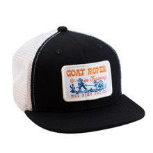 RED DIRT Red Dirt Kids Unisex Black & White Goat Roper Cap 
