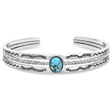 MONTANA SILVERSMITH Montana Silversmiths Women's Silver Enchanted Soul Cuff Bracelet 
