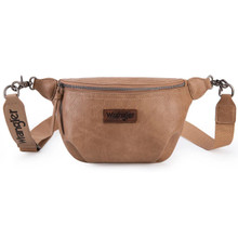 MONTANA WEST Montana West Wrangler Unisex Khaki Fanny Pack Belt Sling Bag 