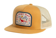 RED DIRT Red Dirt Men's Gold "Speedy 2" Snapback Logo Cap 