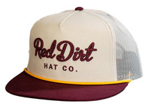 RED DIRT Red Dirt Men's Maroon & Khaki Cowboy Roy Cap RED DIRT Red Dirt Men's Maroon & Khaki Cowboy Roy Cap