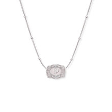 SpurWest Silver Bronc Beaded Chain Necklace | JW Stores