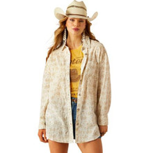 ARIAT Ariat Women's Comic Toile Poppy Summer Overshirt 