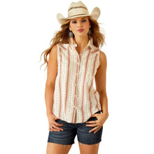 ARIAT Ariat Women's Desert Stripe Billie Jean Sleeveless Shirt ARIAT Ariat Women's Desert Stripe Billie Jean Sleeveless Shirt