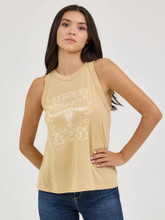 WRANGLER Wrangler Women's Croissant Western Graphic Goddess Tank 