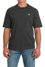CINCH Cinch Men's Black Solid Logo Tee 