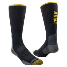 Ariat Black AriatTEK Work Performance Crew Socks (Pack of 2)