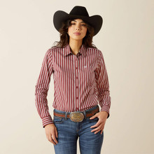 Ariat Women's Cabernet Stripe Kirby Stretch Shirt Ariat Women's Cabernet Stripe Kirby Stretch Shirt