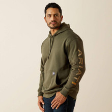 ARIAT Ariat Men's Grape Leaf/Dried Herb Rebar Graphic Hoodie ARIAT Ariat Men's Grape Leaf/Dried Herb Rebar Graphic Hoodie