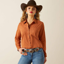 ARIAT Ariat Women's Glazed Ginger Dobby REAL Billie Jean Shirt ARIAT Ariat Women's Glazed Ginger Dobby REAL Billie Jean Shirt