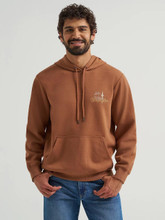 WRANGLER Wrangler Men's Rawhide Desert Logo Graphic Hoodie WRANGLER Wrangler Men's Rawhide Desert Logo Graphic Hoodie