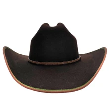 Stetson Chocolate Bound Edge Foothills 3X Felt Cowboy Hat