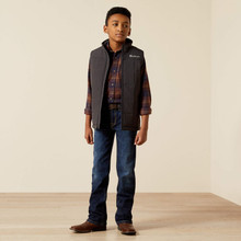 Ariat Boy's Phantom Heather Crius Insulated Vest Ariat Boy's Phantom Heather Crius Insulated Vest