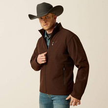 ARIAT Ariat Men's Brown Logo Softshell Jacket 