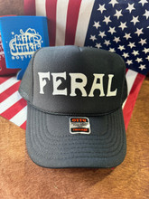 Wild Junkie Black Feral Trucker Hat Wild Junkie Black Feral Trucker Hat