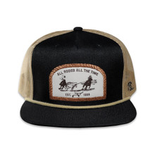 ROPESMART Ropesmart Tan & Black All Rodeo All The Time Patch Trucker Cap 