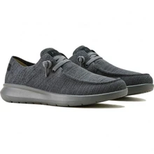 Men's Ariat Charcoal Knit Moc Toe Hilo Shoes
