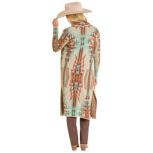 Rock & Roll Denim Women's Brown Aztec Knit Duster Rock & Roll Denim Women's Brown Aztec Knit Duster
