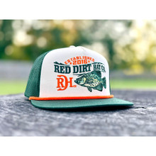 RED DIRT Red Dirt Khaki & Green Hooked Logo Patch Snapback Cap 