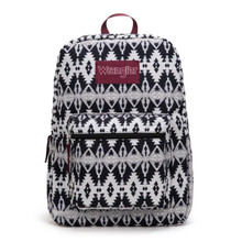 MONTANA WEST Montana West Wrangler Black Aztec Print Backpack 