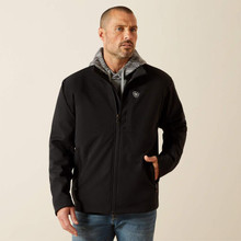 Ariat Men's Vernon Zip Softshell Black Jacket