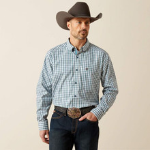 ARIAT Ariat Men's Dark Teal Pro Series Townes Classic Fit Shirt 