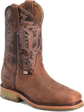 DOUBLE H BOOT COMPANY Double H Men's Tan/Brown 11" Steel Toe Western Work Boot 